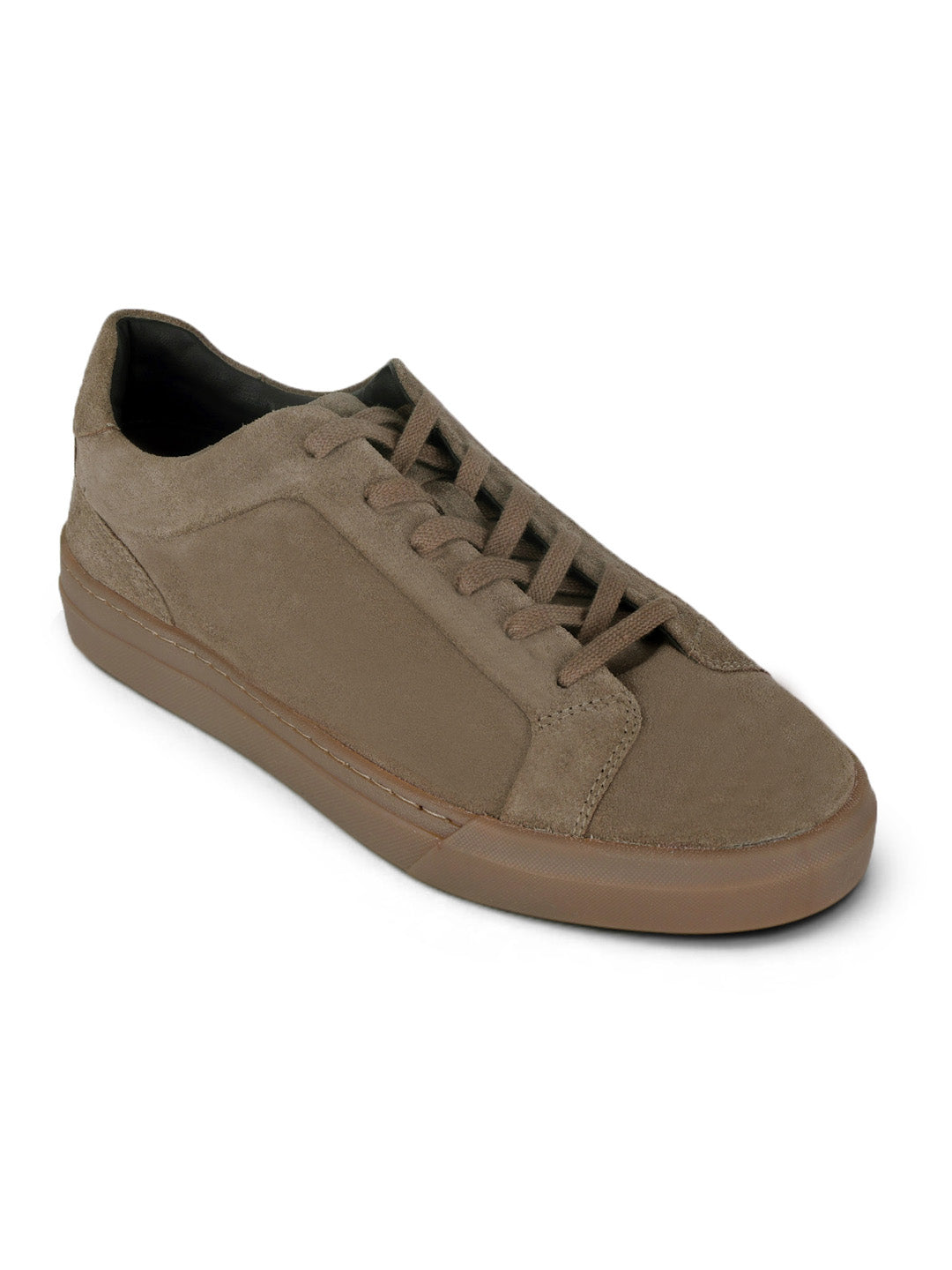 Silva Khaki Suede  Sneakers | Minimalist Low-Top Retro Footwear|TC-2648MS