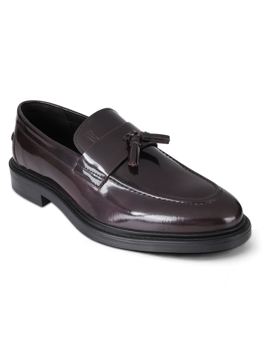 Kingsley Men's Bordo Genuine Leather Tassel Loafers | Premium Slip-On Formal & Smart Casual Dress Shoes|TC-2654BO