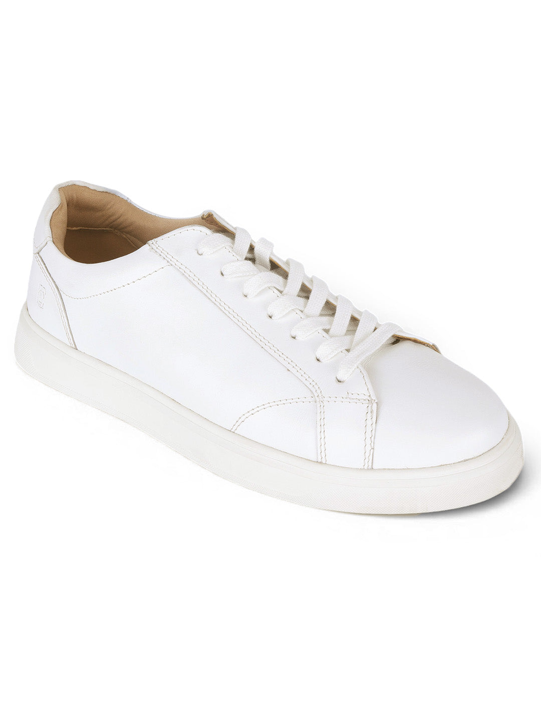 Theo White Sneakers | Premium Smart Casual Lace-Up Shoes | TC-2645WT