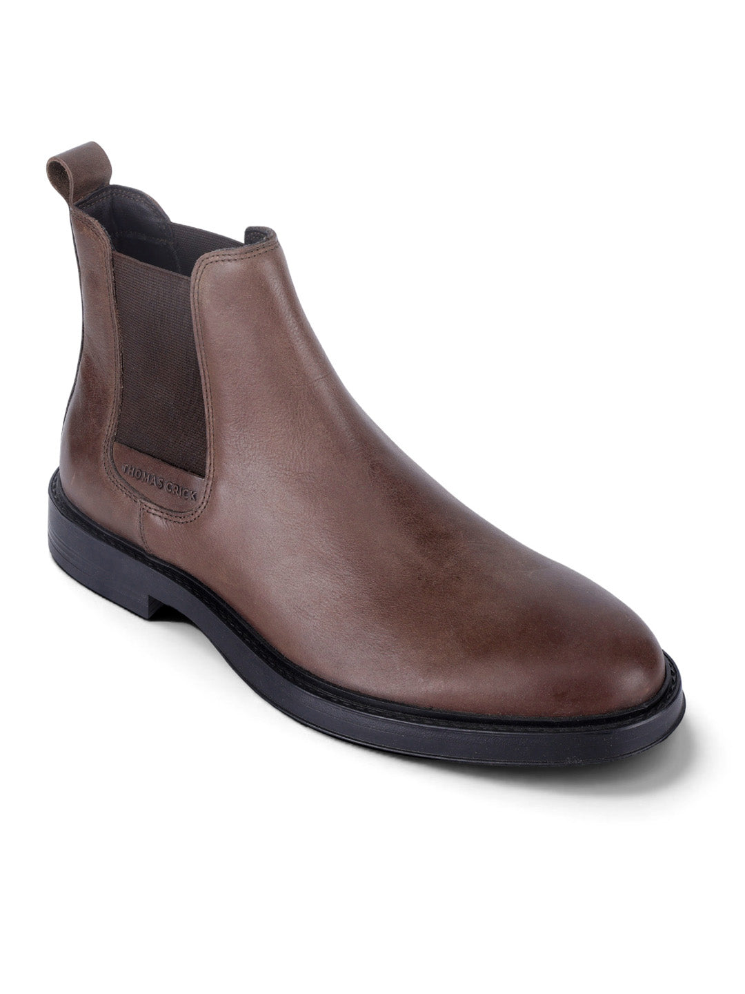 Holborn Dark Brown Chelsea Boots |Classic Slip-On Dress Boots with Ortho Comfort Insock|TC-2657DBR