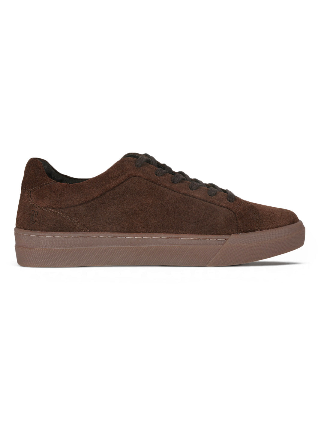 Silva Brown  Suede  Sneakers | Minimalist Low-Top Retro Footwear |TC-2648CH