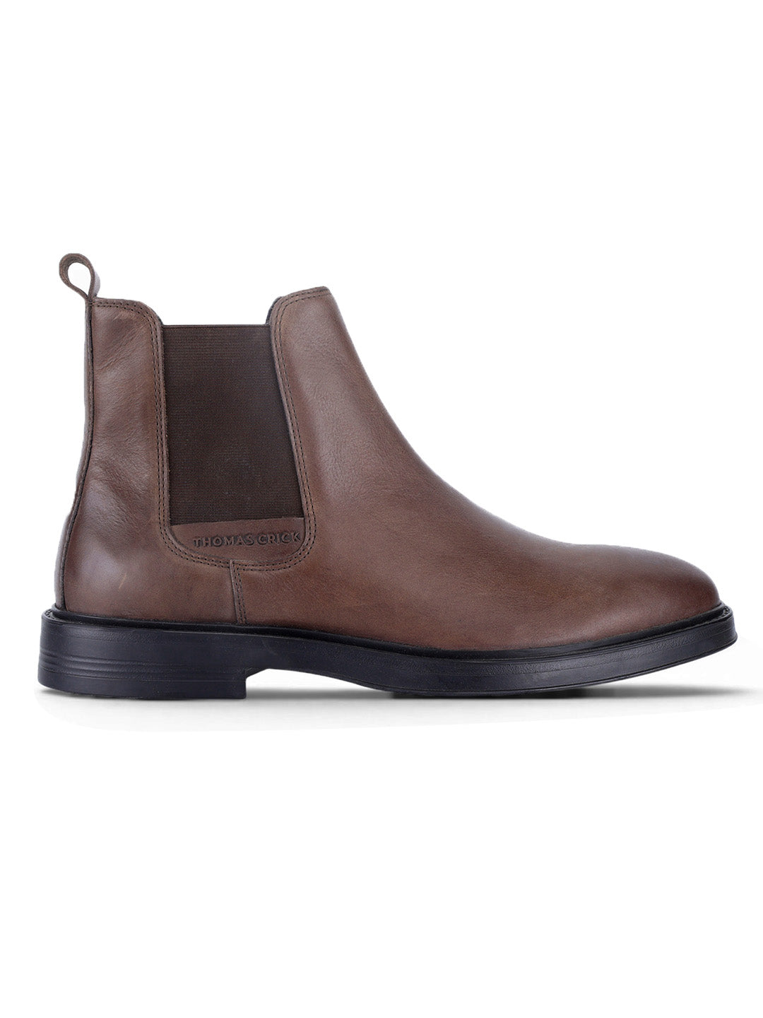 Holborn Dark Brown Chelsea Boots |Classic Slip-On Dress Boots with Ortho Comfort Insock|TC-2657DBR