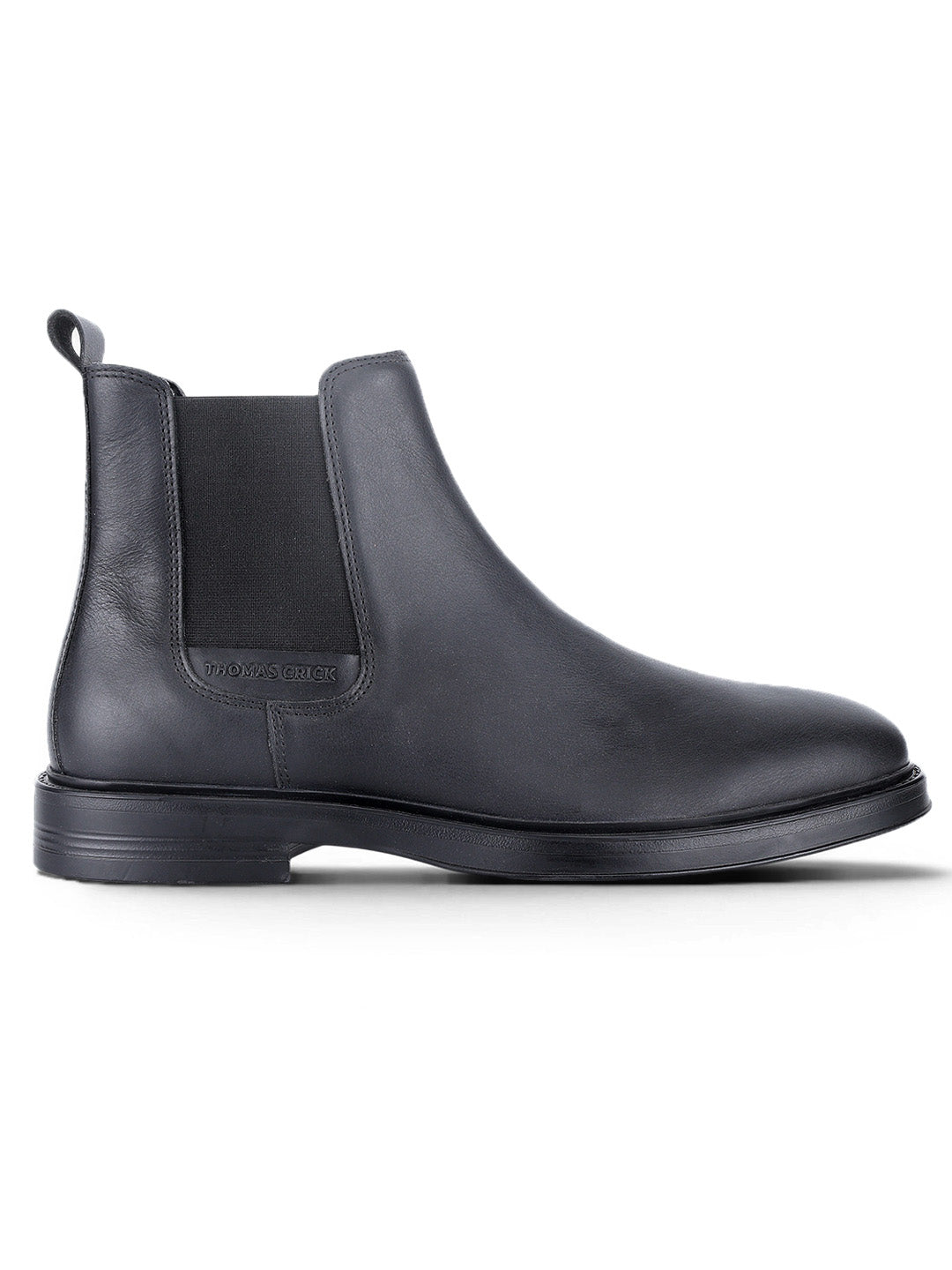 Holborn Black Chelsea Boots |Classic Slip-On Dress Boots with Ortho Comfort Insock|TC-2657BL