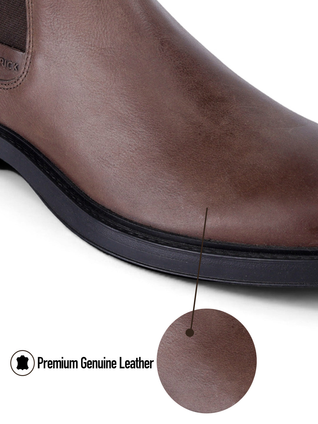 Holborn Dark Brown Chelsea Boots |Classic Slip-On Dress Boots with Ortho Comfort Insock|TC-2657DBR