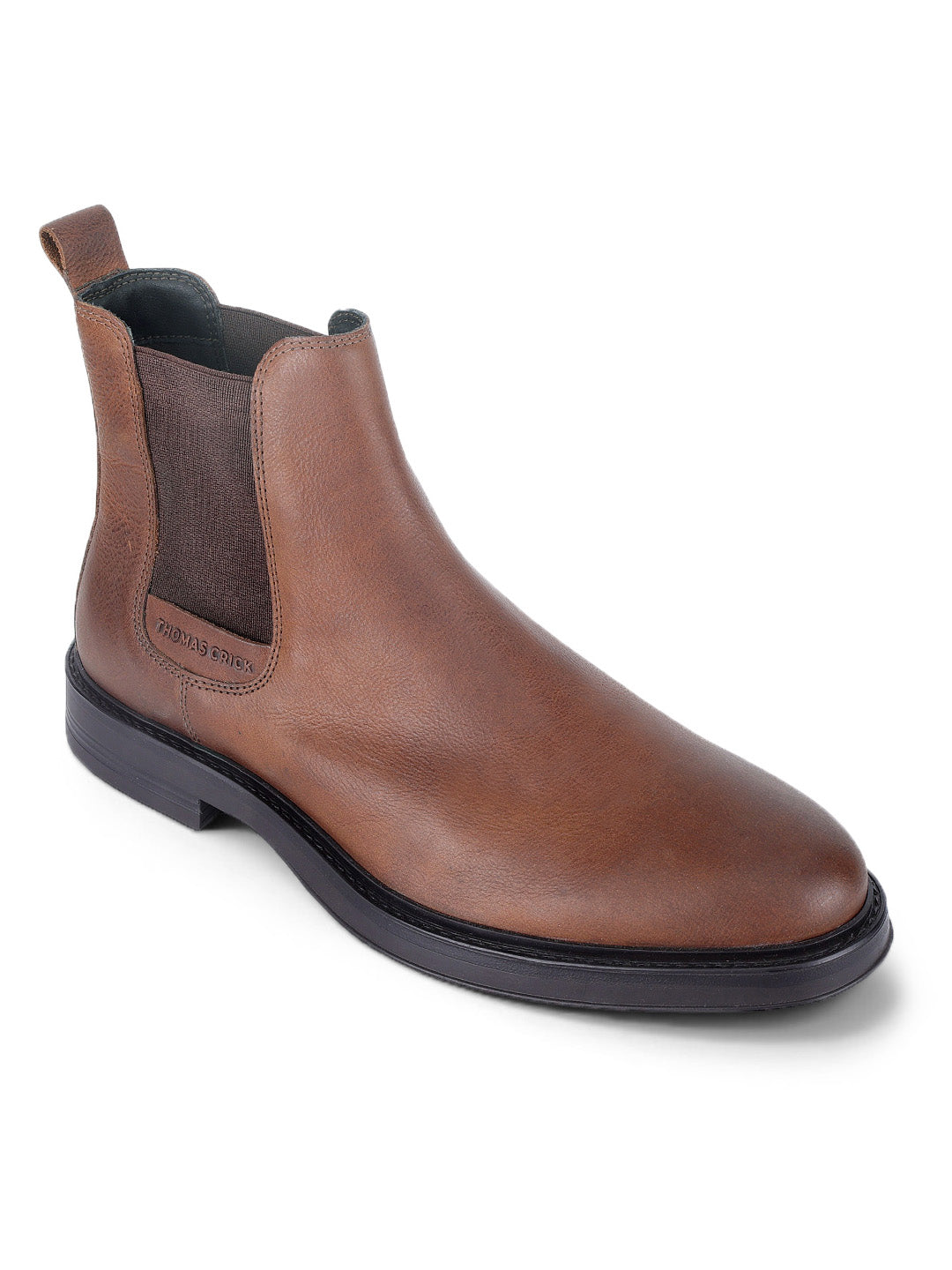 Holborn Tan Chelsea Boots |Classic Slip-On Dress Boots with Ortho Comfort Insock|TC-2657WD
