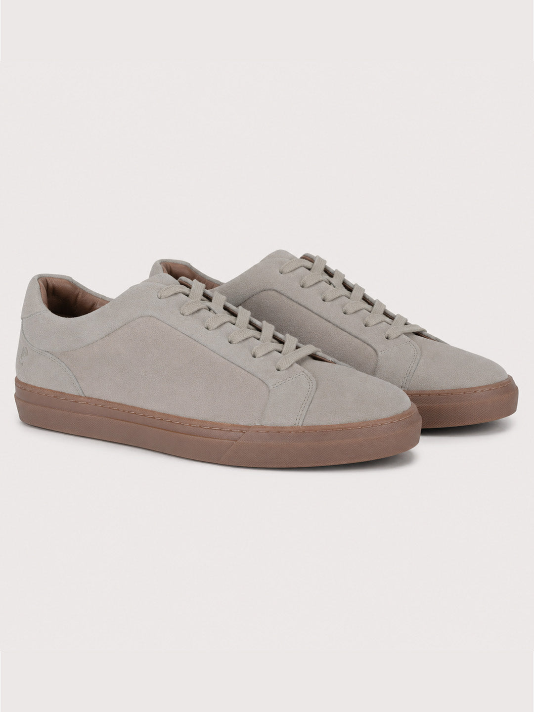 Silva Off White  Suede  Sneakers | Minimalist Low-Top Retro Footwear|TC-2648SL