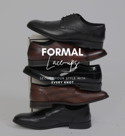 Formal lace-ups editorial collection