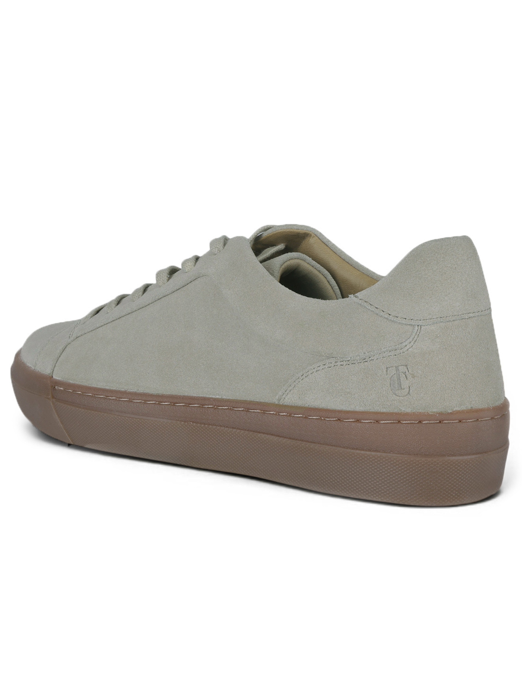 Silva Off White  Suede  Sneakers | Minimalist Low-Top Retro Footwear|TC-2648SL