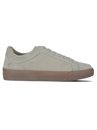 Silva Off White  Suede  Sneakers | Minimalist Low-Top Retro Footwear|TC-2648SL