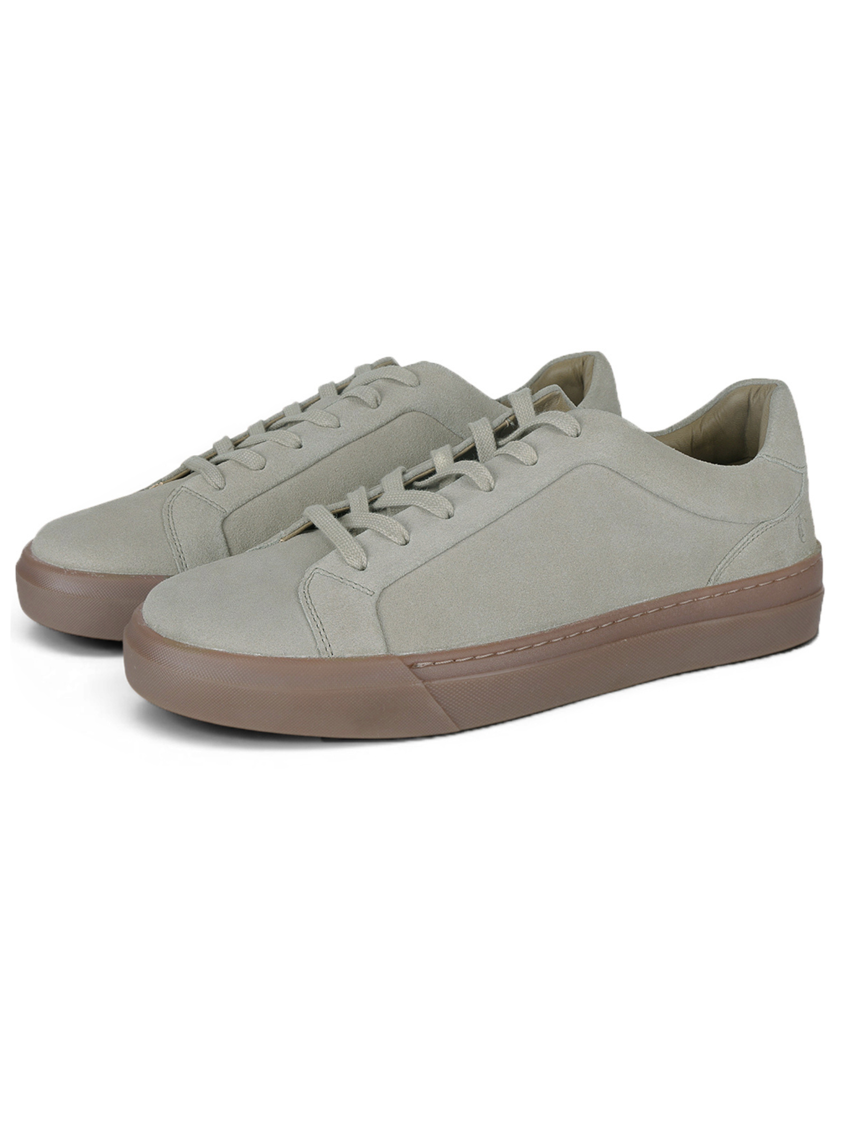 Silva Off White  Suede  Sneakers | Minimalist Low-Top Retro Footwear|TC-2648SL