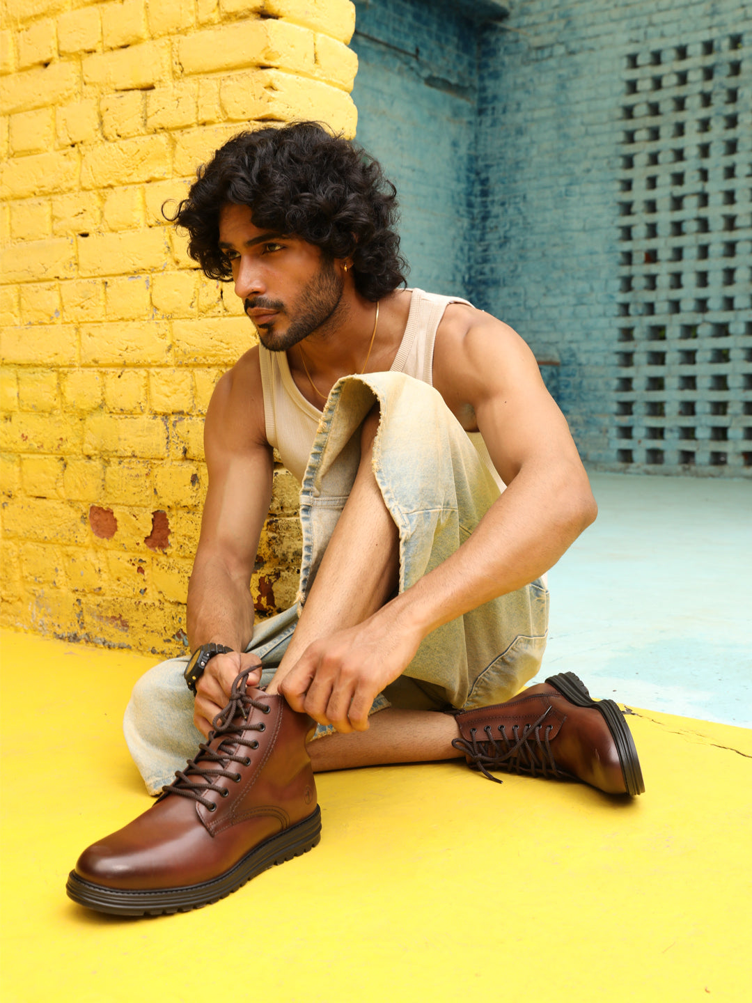 Elgin Ridge Lace-Up Boots-Teak TC-2328TK