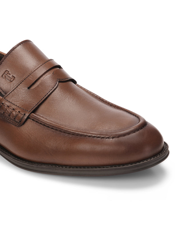 Windsor Penny - Leather Smart Casual Loafers Ortho Comfort Fit Teak (TC-2539TK)
