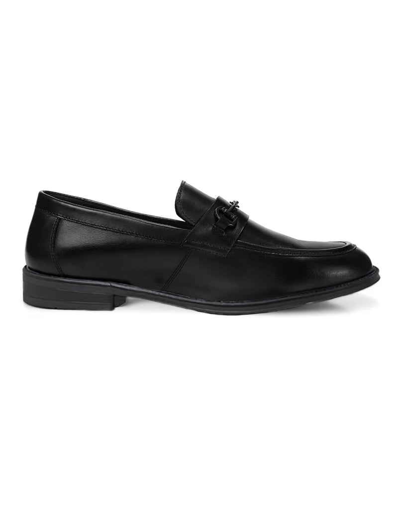 Black loafers